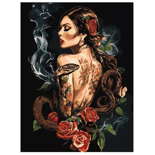купить Картина по номерам Ideyka (KHO8608) Rose fortune teller, 30х40 в Кишинёве 