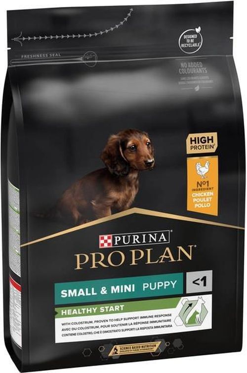 cumpără Hrană pentru animale de companie Purina Pro Plan Puppy Small&Mini Health&Welbeing (pui) 3kg (4) în Chișinău 