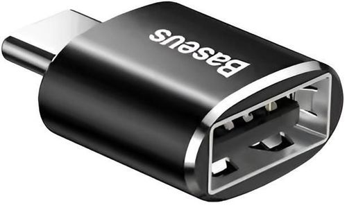 купить Переходник для IT Baseus CATOTG-01, Mini USB Female to Type-C Male Converter, Black в Кишинёве 