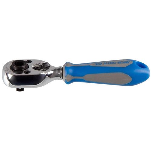 купить Ручной инструмент King Tony 276A-04G трещотка 72зубца "Мини", 1/4" с насадкой бит, 111мм, резин.рукоятка в Кишинёве 