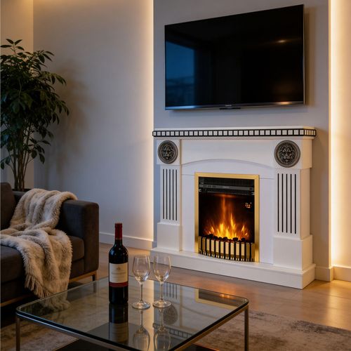 купить Камин электрический ArtFlame Prometeu & Gala gold в Кишинёве 