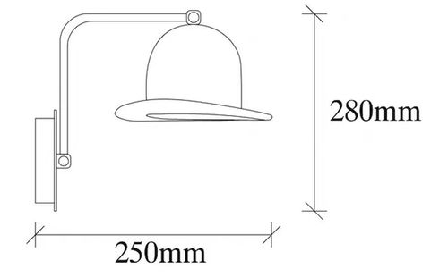 cumpără Candelabru de perete Trendy Lampa de perete Fotr Sivani-MR-324 25x28x19cm în Chișinău 