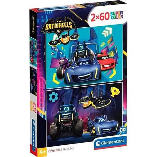 cumpără Puzzle Clementoni Puzzle 2x60 Batwheels (24812) în Chișinău 