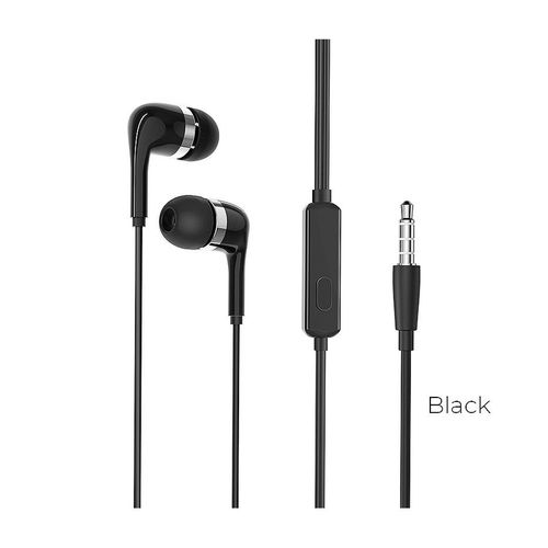 купить Borofone BM39 black (716873) Refined chant universal earphones with mic, Speaker outer diameter 10MM, cable length 1.2m, Microphone в Кишинёве 