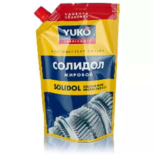 купить Масло Yukoil Солидол 0,375кг дой пак со штуцером в Кишинёве 