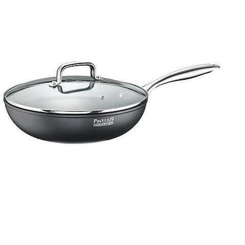 купить Сковорода Pinti 54984 WOK St1 28cm, inductie, cu capac в Кишинёве 