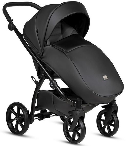 купить Детская коляска Tutis 2in1 UNO5+ Leather 2/1 Jet Black (1402699) в Кишинёве 