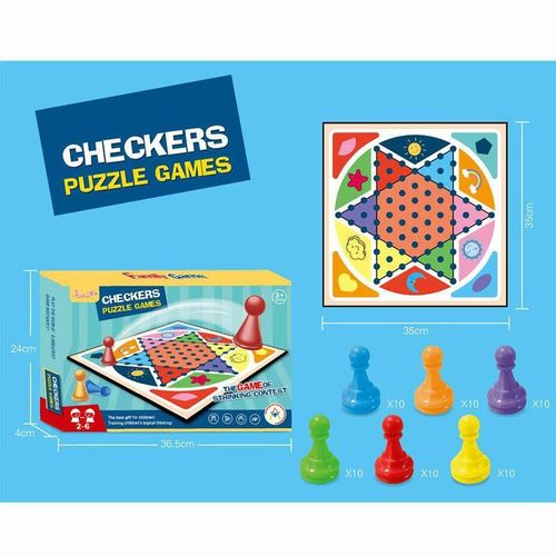 cumpără Joc educativ de masă misc 8331 Joc de masa Checkers Puzzle A16 845113 în Chișinău 