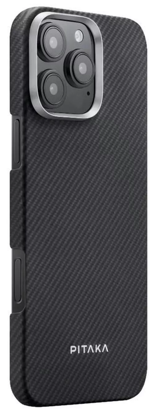 купить Чехол для смартфона Pitaka Ultra-Slim Case for iPhone 16 Pro max Black/Grey (KI1601PMA) в Кишинёве 