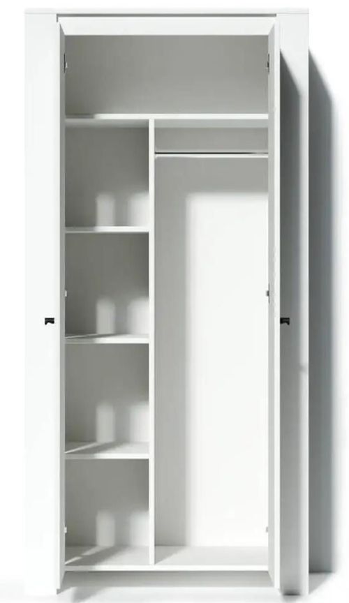 cumpără Dulap Fabrik Home Belford (950x506x1970) белый ясень în Chișinău 