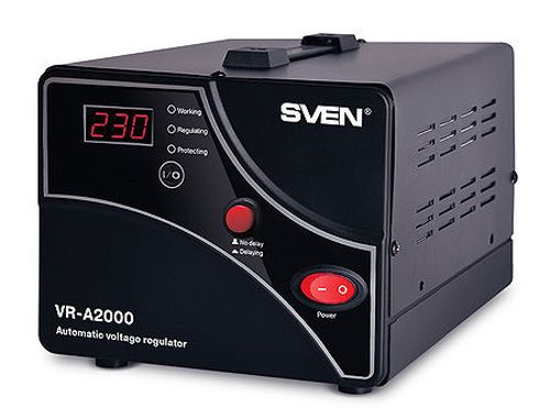 cumpără SVEN Automatic Voltage Regulator VR-A2000, 2000VA/1200W, Input 140~275V, Output 230V -14/+10%, 1 socket (stabilizator de tensiune/стабилизатор напряжения) în Chișinău 