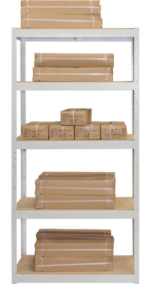 купить Cтеллаж складской УХЛ-МАШ СТ-4/1МФ-6уп Стеллаж модульный МДФ 8мм (1820х900х400мм) (5 полок) в Кишинёве 