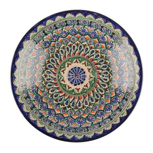 cumpără Farfurie Rishtan Ceramic Lyagan Mehrob 42cm, pictata manual, ceramica în Chișinău 