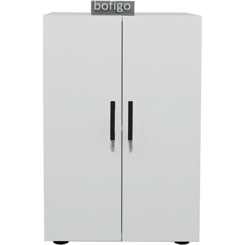 купить Офисный шкаф Nex Home Biblioteca cu 2 usi, 3 compartimente Folder 49 x 31,8 x 73,8 cm, Alb в Кишинёве 