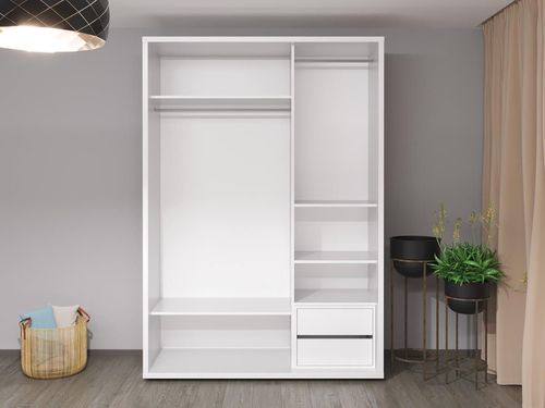 cumpără Dulap Bayro Murano 1600x2300x600 белый, купе în Chișinău 