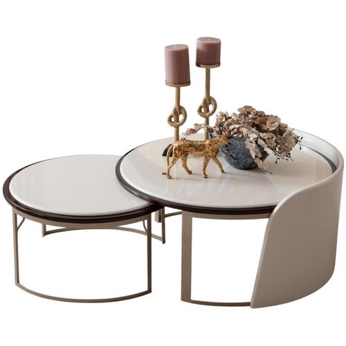 cumpără Măsuţă cafea Pereflex Braga (2buc) 90x40cm/70x36cm (085623) în Chișinău 