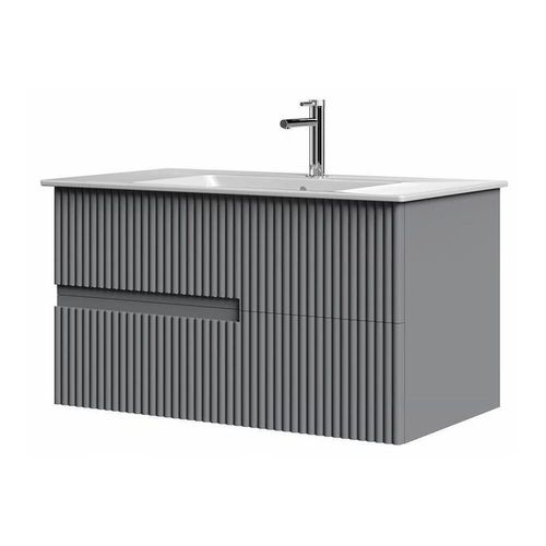 cumpără Dulap pentru lavoar Orka Moonlight 91 Grey în Chișinău 