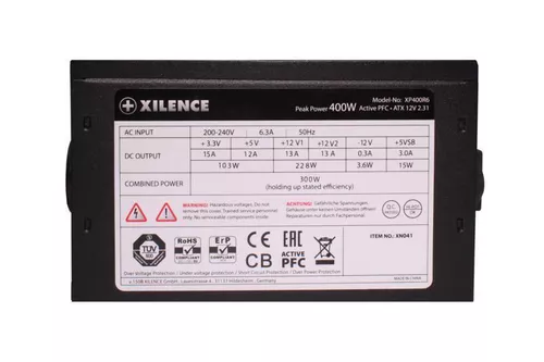 купить Блок питания для ПК Xilence XP400R7 (XN051), 400W, RedWing R7 Series в Кишинёве 