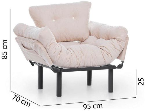 cumpără Fotoliu Trendy Nitta Single-Crema în Chișinău 