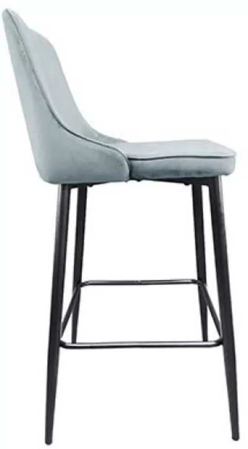 купить Барный стул Deco Clasic Light Blue+Black Legs в Кишинёве 