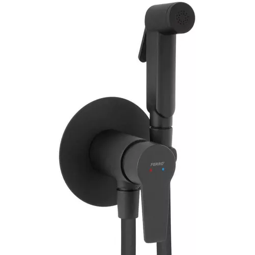 купить Смеситель для биде Ferro Ritto Black BTR66PBL (dus igienic) в Кишинёве 