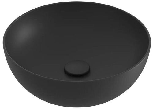 купить Раковина Ravak UNI 400 B Slim D400x125mm Black matt XJX0D140000 в Кишинёве 