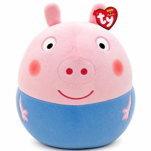 купить Мягкая игрушка TY TY39316 George Pig 25cm (Squishy Beanies) в Кишинёве 