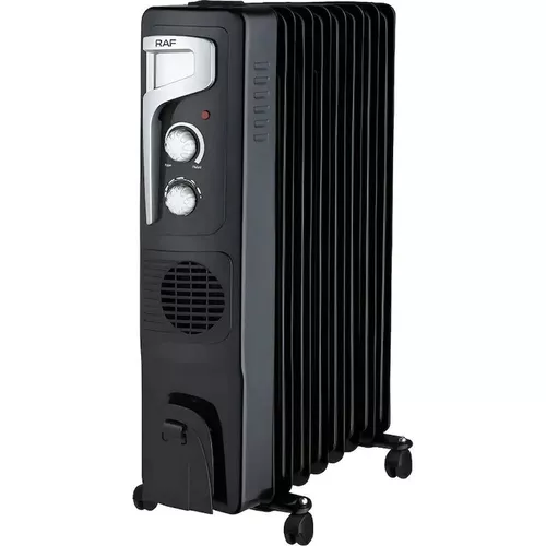 cumpără Calorifer pe ulei Raf R.0929B, 2400W, Black în Chișinău 