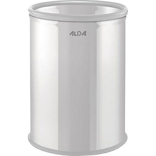 купить Урна для мусора Alda 9l, 30*20cm, metal alb (606E) в Кишинёве 