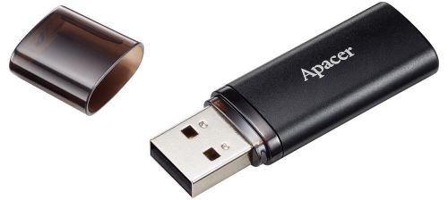 купить Флеш память USB Apacer AP32GAH25BB-1 USB 3.2 Gen 1 AH25B 32GB Black RP в Кишинёве 