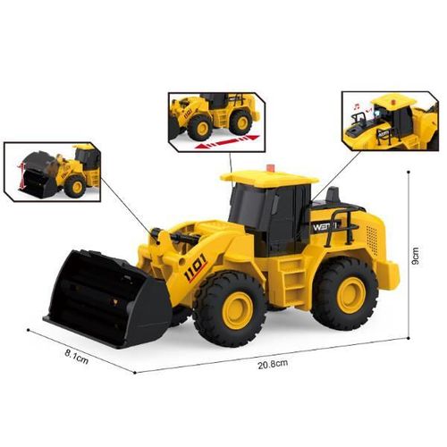 cumpără Mașină Wenyi WY1101A 1:20 Buldozer cu fricțiune (lumini/sunete) în Chișinău 