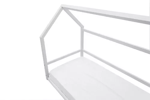 купить Кровать Бельмарко Кровать-домик Монтессори Svogen 70x160 Белый в Кишинёве 