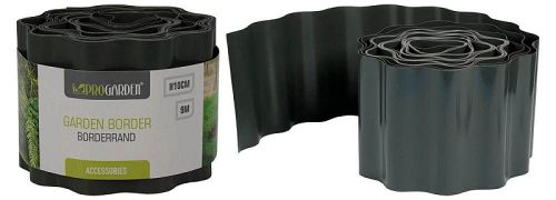 cumpără Decor ProGarden 27944 Gard decorativ pentru gradina Valuri 9m H10cm, gri în Chișinău 
