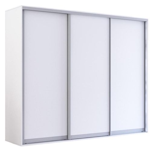 cumpără Dulap Mobildor-Lux Fox uși glisante din PAL (250x60x200H cm) Alb în Chișinău 