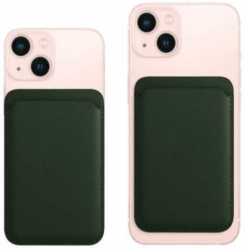 cumpără Husă pentru smartphone Apple iPhone Leather Wallet with MagSafe Sequoia Green MM0X3 în Chișinău 