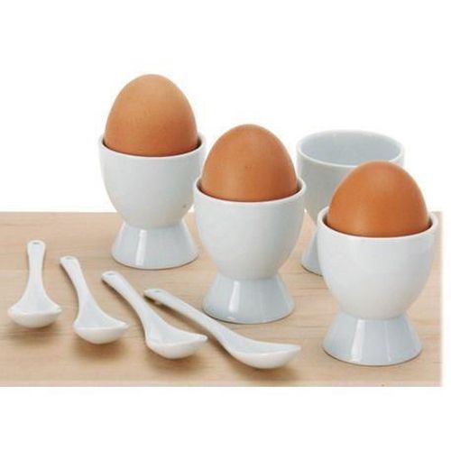 купить Посуда прочая Excellent Houseware 22229 Набор подставок для яиц 8ед, керамика в Кишинёве 