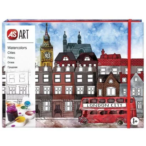cumpără Set de creație As Kids 1038-21042 Pictura in acuarela, Orase în Chișinău 