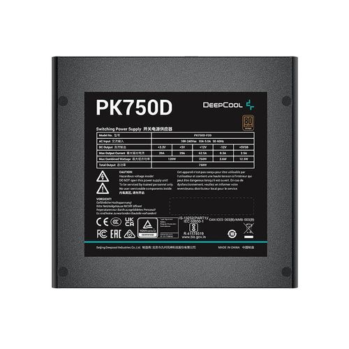 купить Блок питания для ПК Deepcool PK750D, 750W в Кишинёве 