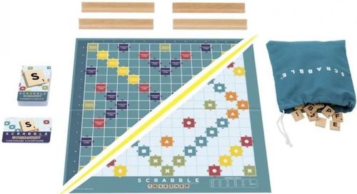 купить Настольная игра Mattel JLJ65 Scrabble cu piese din lemn, RO в Кишинёве 
