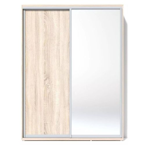 cumpără Dulap Fabrik Home Купе 1600 (1 зеркало + 1 ДСП ) дуб сонома în Chișinău 