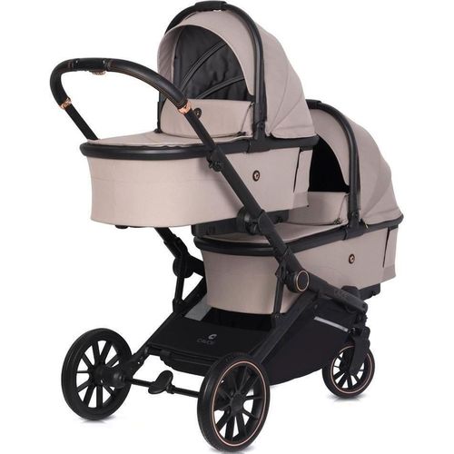 купить Детская коляска Cavoe Avec Taupe (2люльки) в Кишинёве 