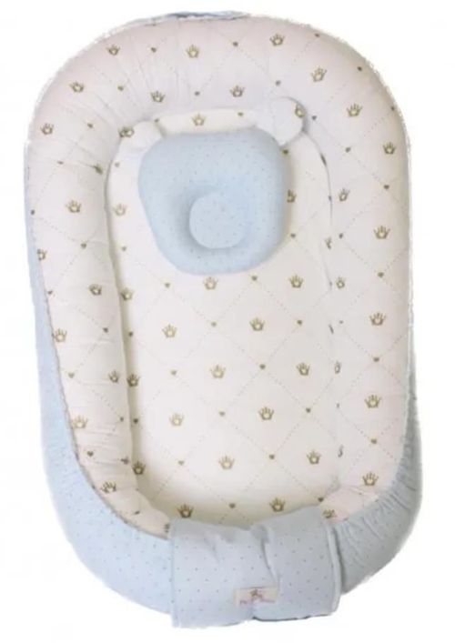 купить Гнездо для новорожденных PernaMea Babynest Buline Albastre (PM.100927/11) в Кишинёве 