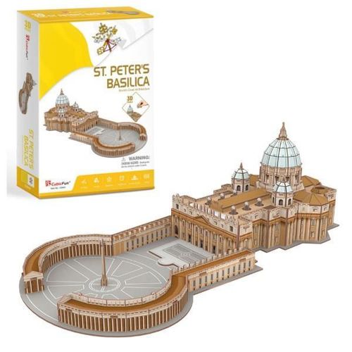 cumpără Puzzle Cubik Fun C244h 3D puzzle Bazilica Sf. Petru, 68 elemente în Chișinău 