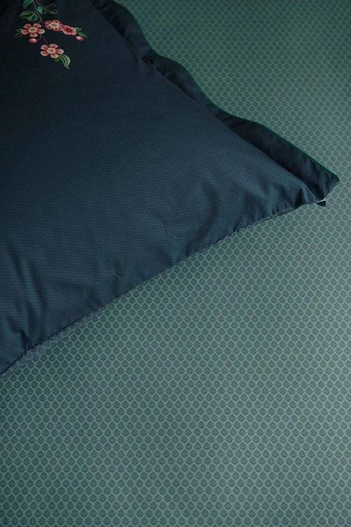 купить Постельное белье Pip Studio 279124 Thousand Leaves Fitted Sheet 180x200 h25 Blue Grey в Кишинёве 