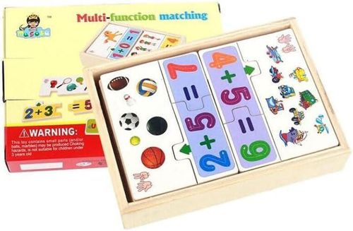 cumpără Jucărie miscellaneous 7769 Jucarie din lemn Puzzle Matematica 726972 în Chișinău 