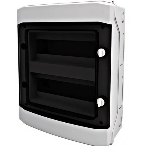 cumpără Boxă electrică Schrack Technik BK080203 Dulap distrib. apl. IP65, 24UH, 2 rând. cu uşă transparentă în Chișinău 