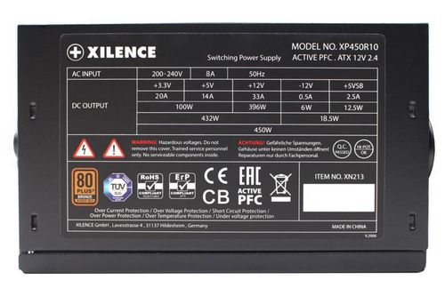 купить Блок питания для ПК Xilence XP450R10, 450W, Gaming Series, Performance A+ III Series в Кишинёве 