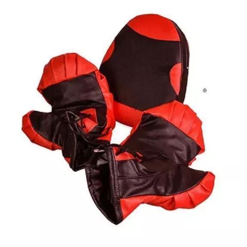 cumpără Articol de box Promstore 57178 Set de box: manusi si palmare, rosu-negru în Chișinău 