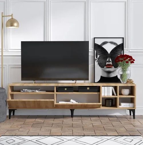 купить Тумба напольная для TV Trendy Eva, 180x52x35cm (GTR000028) в Кишинёве 