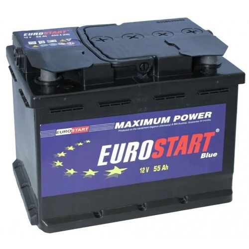 купить Автомобильный аккумулятор Eurostart Blue 55 Ah (R) ETN0 A460 (242х175х190) в Кишинёве 
